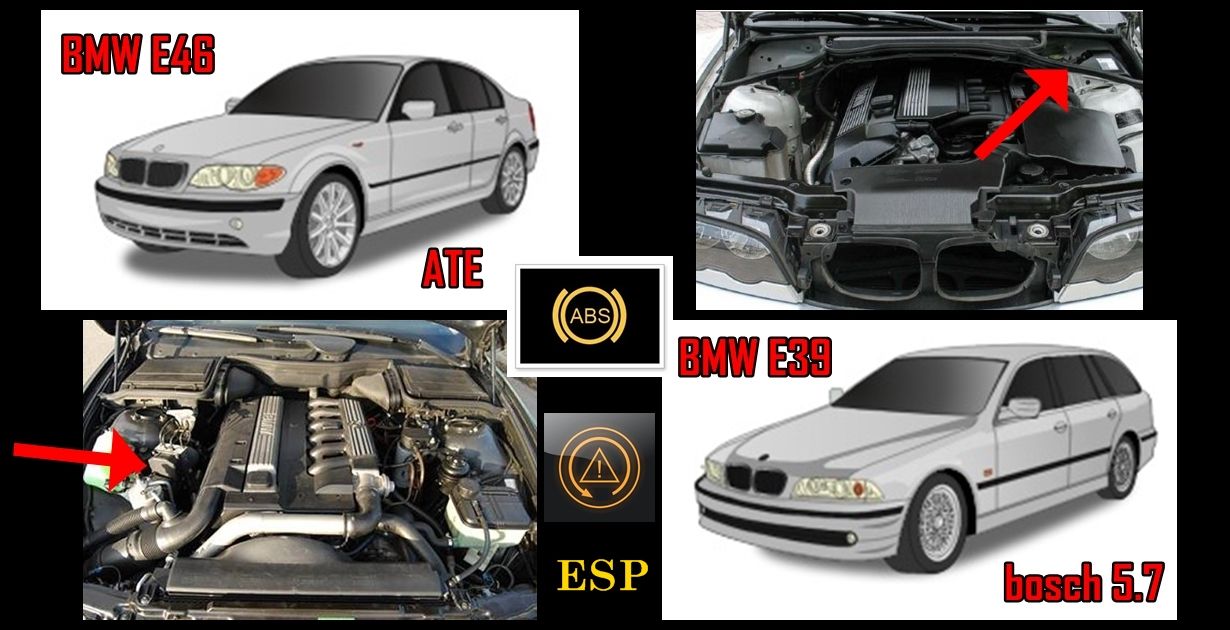 Naprawa sterownika ABS BMW E36 E46 E38 E39 E53 E65/E66 tel