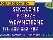 Szkolenia u klienta z Kobize, obowiązków ochrony środowiska, program, terminy