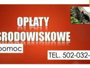 Szkolenie Opłaty za korzystanie ze środowiska, obliczanie,cena