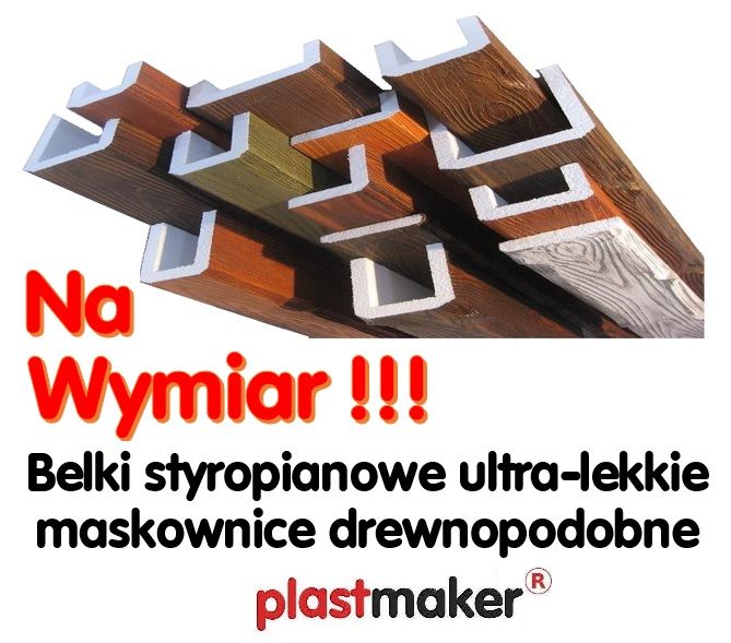 belki rustykalne na wymiar imitacja drewna deska elewacyjna Katowice - Zdjęcie 1