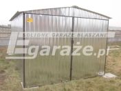 GARAŻ BLASZANY 3X5 DWUSPADOWY