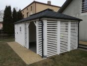 Altana ogrodowa + domek letniskowy 2w1 6m x3m