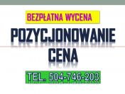 Pozycjonowanie strony cena, tel. 504-746-203. Cennik. stron