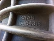 saab 95 9-5 (01-05) 3.0 rura przewód guma przepływomierza