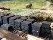 Ukraina.Produkcja tartaczna.Podklady kolejowe 190 zl/m3,nasycone 220 zl/m3