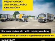 Praca dla kierowcy CE (szkło)