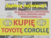 Kupię TOYOTĘ COROLLĘ każdy model