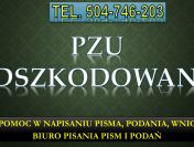 Odwołanie do PZU, pomoc, tel. 504-746-203, decyzji, wypłaty, odszkodowania