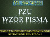Odwołanie do PZU, pomoc, tel. 504-746-203, decyzji, wypłaty, odszkodowania