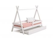 100% Drewniane łóżko dla dziecka TIPI PLUS polska produkcja.