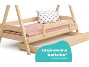 100% Drewniane łóżko dla dziecka TIPI PLUS polska produkcja.