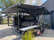 Smoker bbq grill na przyczepie ,przyczepa gastronomiczna Texas 2 XXL