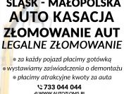 Złomowanie samochodów - Najlepsze ceny Śląsk,Małopolska