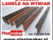 Lamele sufitowe drewnopodobne, styropianowe powlekane 3d Na Wymiar