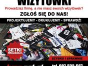 Wizytówki Nowy Sącz, Ulotki, Banery, Naklejki Nowy Sącz