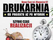 Drukarnia Nowy Sącz, Plakaty, Naklejki, Ulotki, wizytówki, Banery, logo