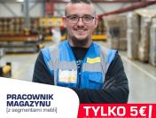 Pracownik magazynu z segmentami mebli | 13,50 euro/h - DE