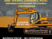 KURS koparka, ładowarka, koparko-ładowarka, spycharka, walec - Częstochowa