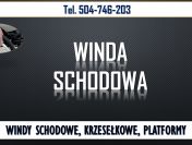 Winda na schody dla seniora, tel. 504-746-203, cena i montaż