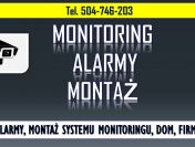 Montaż alarmu w domu, tel. 504-746-203, system kamer.