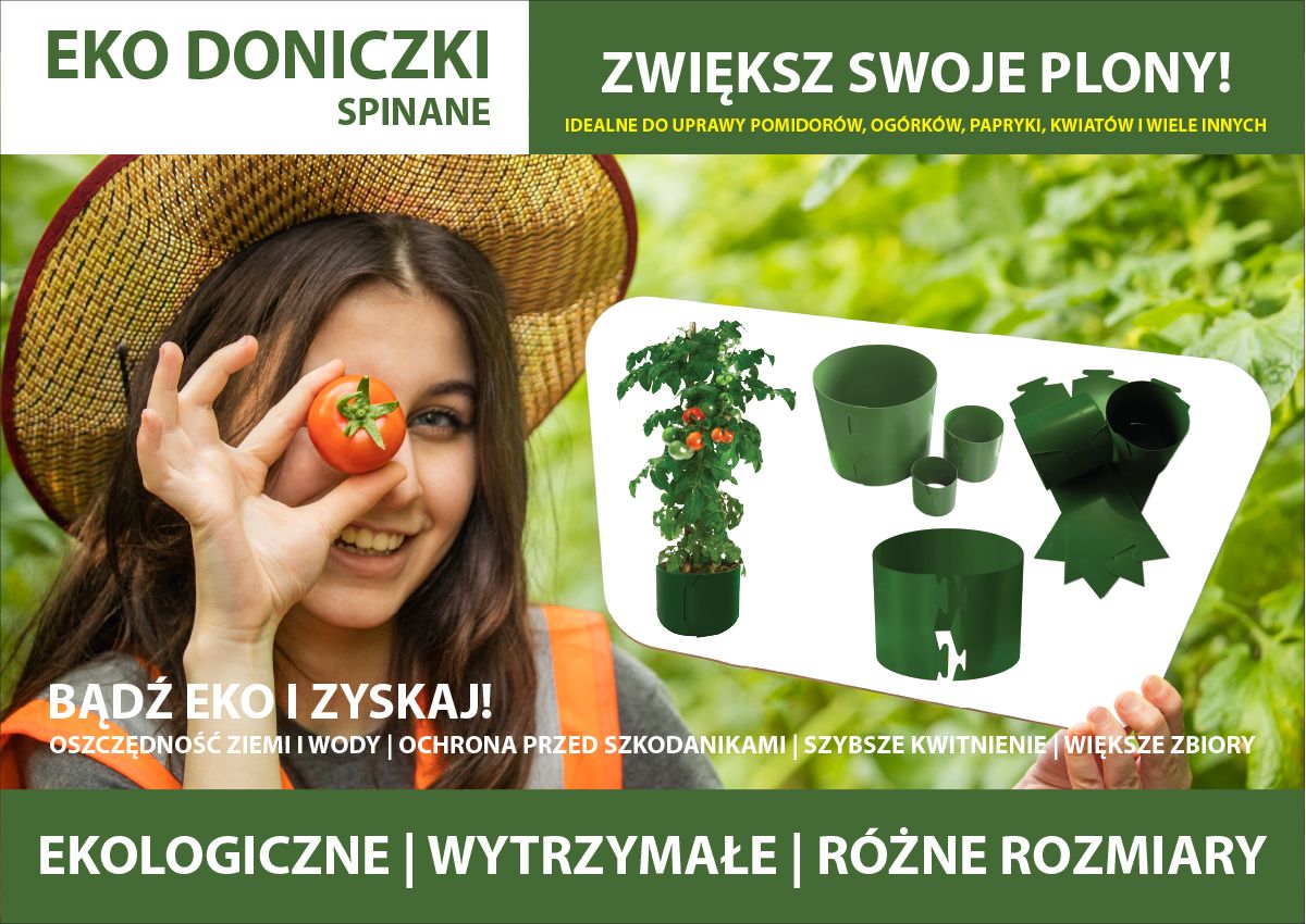 Osłonki do uprawy Pomidorów, Ogórków, Sałaty itp. Mława - Zdjęcie 1