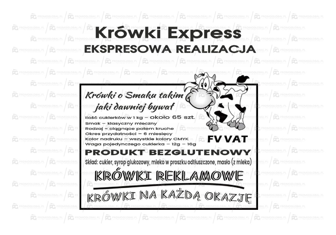 Krówki Reklamowe – Express 24h Toruń - Zdjęcie 1