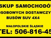 SKUP SAMOCHODÓW AUT AUTA SAMOCHODY OSOBOWE DOSTAWCZE BUS BUSY TERENOWE
