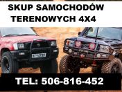 SKUP SAMOCHODÓW TERENOWYCH 4X4 TERENOWE TERENOWY
