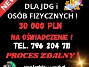 KREDYT DLA FIRM I OSÓB FIZYCZNYCH NA OŚWIADCZENIE DO 30 OOO PLN ‼︎