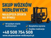 Skup wózków widłowych Częstochowa /Cały Śląsk/ Najlepsze ceny na rynku