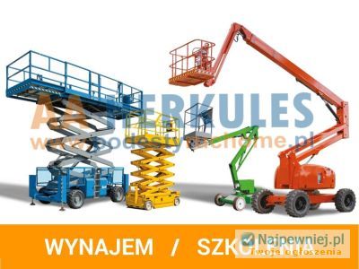 Wynajem podnośników koszowych, zwyżek, podestów ruchomych Katowice, Szopienice-Burowiec - Zdjęcie 1