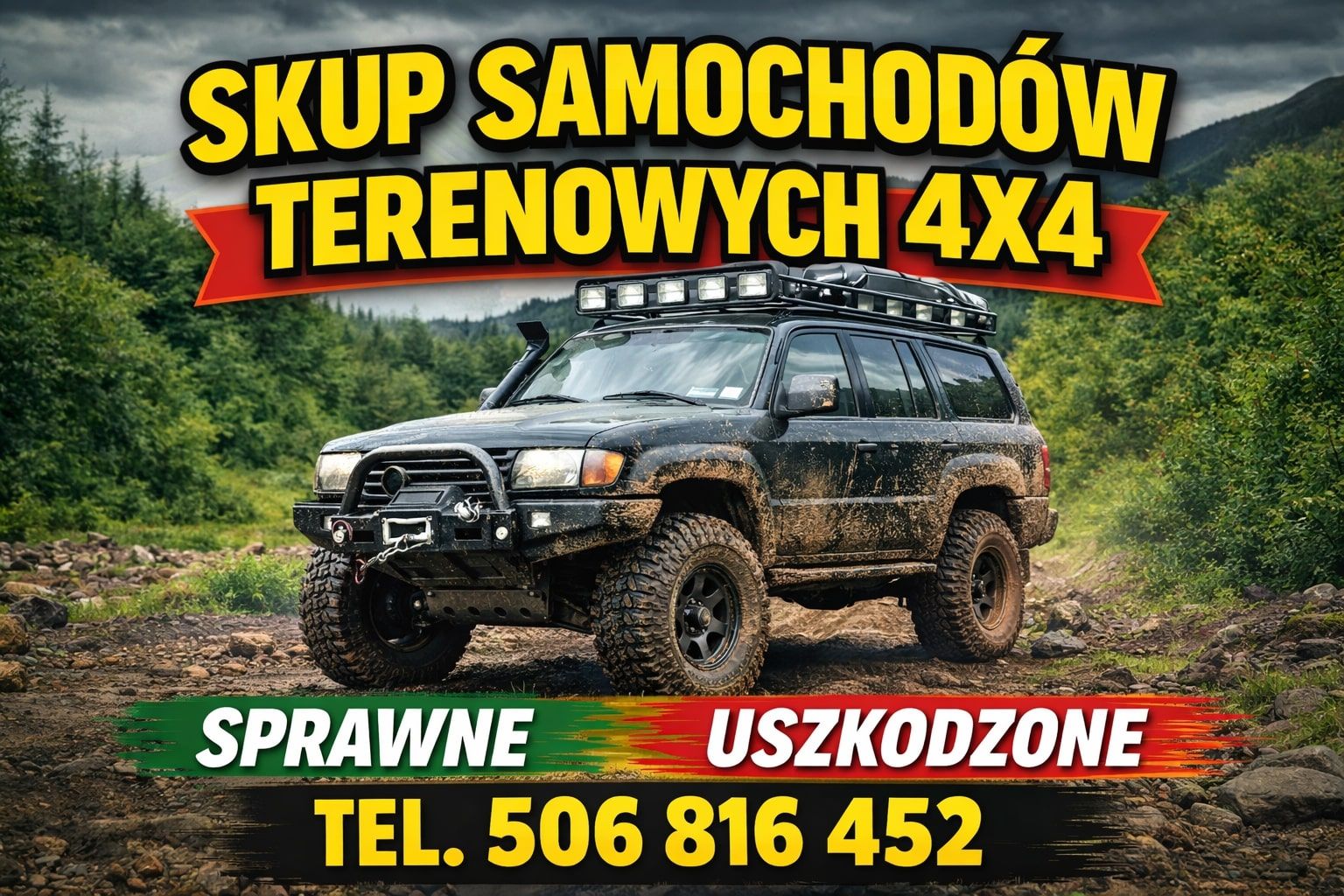 SKUP SAMOCHODÓW TERENOWYCH 4X4 TERENOWE TERENOWY Częstochowa - Zdjęcie 1