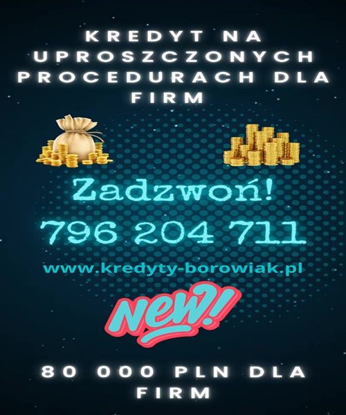 KREDYT DLA FIRM DO 80 000 PLN NAWET PRZY STRACIE! Częstochowa - Zdjęcie 1