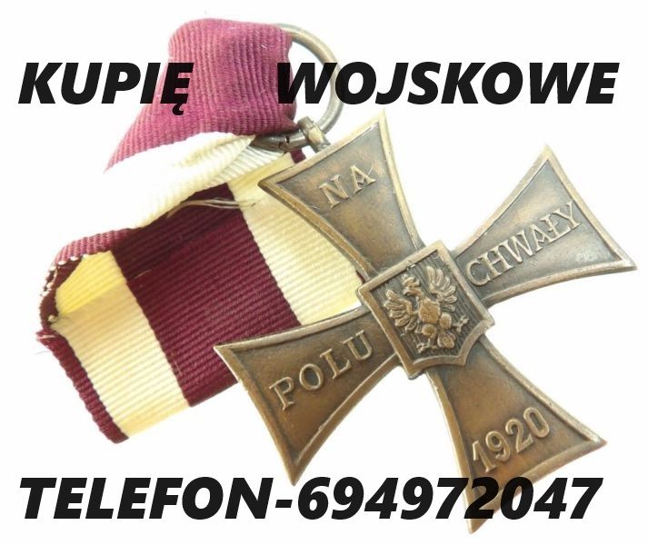 KUPIĘ WOJSKOWE STARE ODZNACZENIA,ODZNAKI,MEDALE,ORDERY KONTAKT 694 972 047 Częstochowa - Zdjęcie 1
