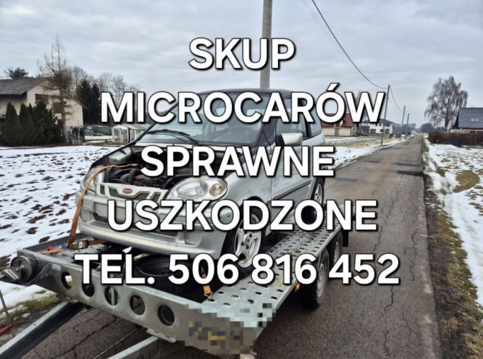 SKUP MICROCARÓW MICROCAR AIXAM LIGIER CHATENET ITP... WSZYSTKIE MARKI I MODELE! Częstochowa - Zdjęcie 1