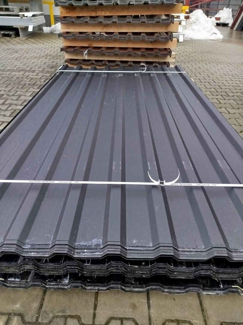 Blacha T-13/T-18 grafit. Paczki po 50 arkuszy. Rzeszów - Zdjęcie 1