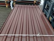 Blacha trapezowa brąz - pakiety 50 sztuk. Tanio i od ręki