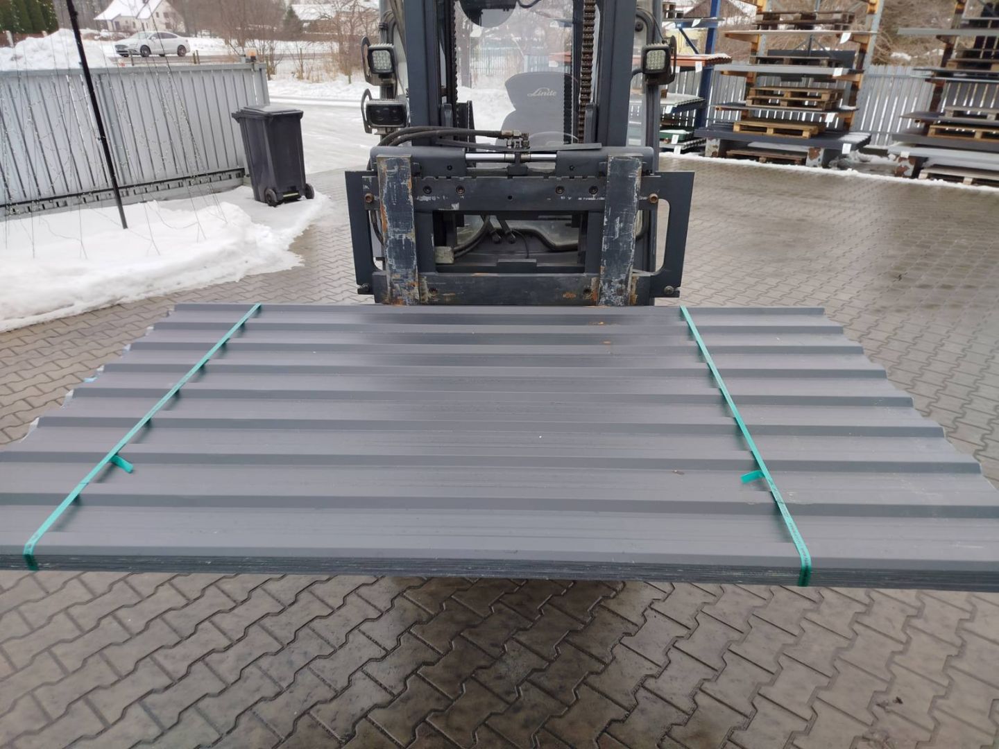 Blacha trapezowa T-18 pakiet -! Antracyt Matowy !  - Zdjęcie 1