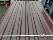 Blacha trapezowa brąz - pakiety 50 sztuk. Tanio i od ręki