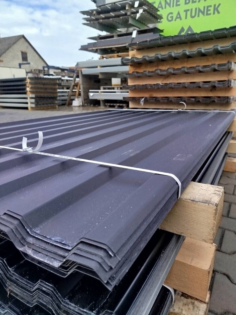 Blacha T-13/T-18 grafit. Paczki po 50 arkuszy. Rzeszów - Zdjęcie 1