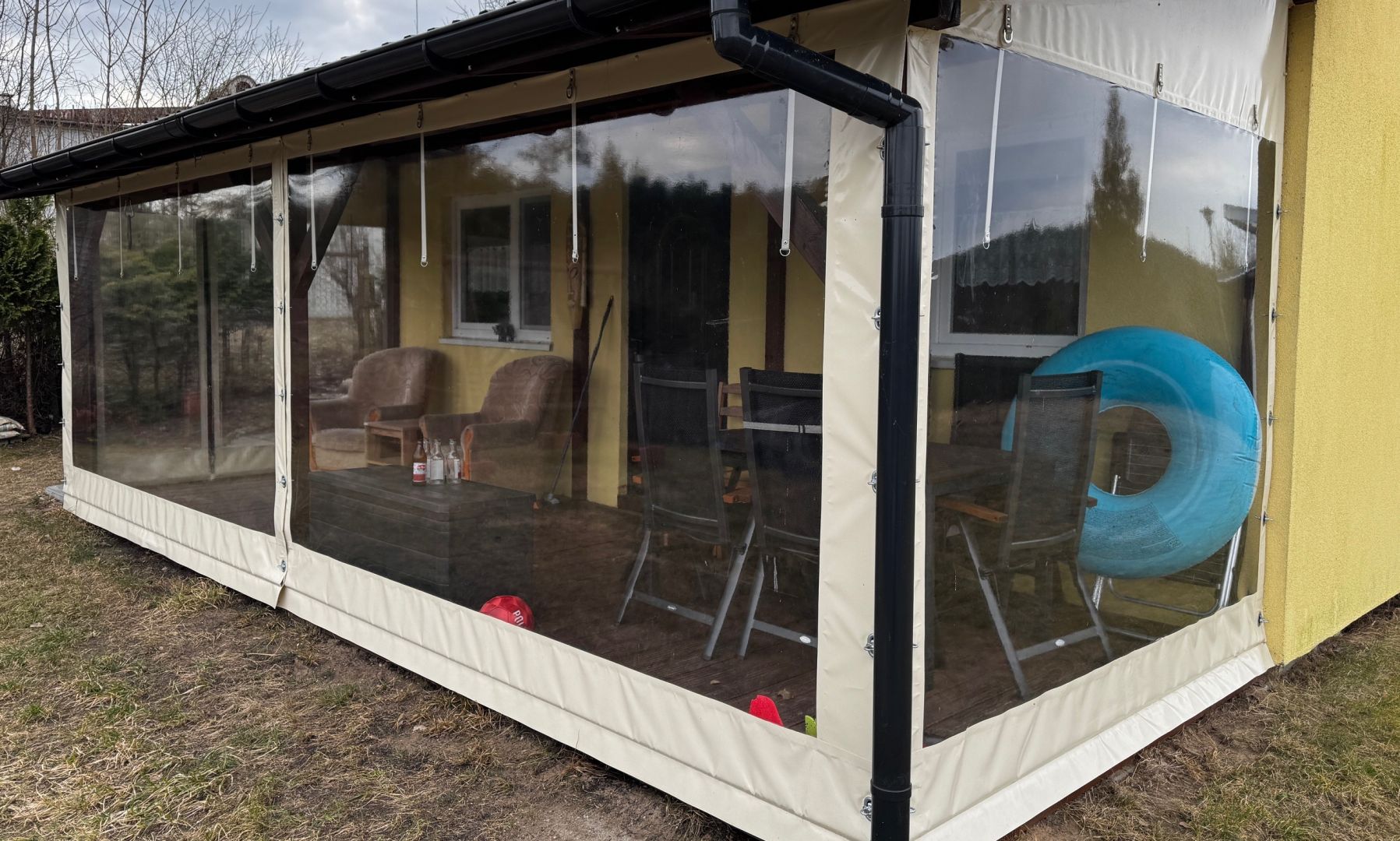 Plandeki i osłony na taras – produkcja na wymiar z montażem Olsztyn - Zdjęcie 1