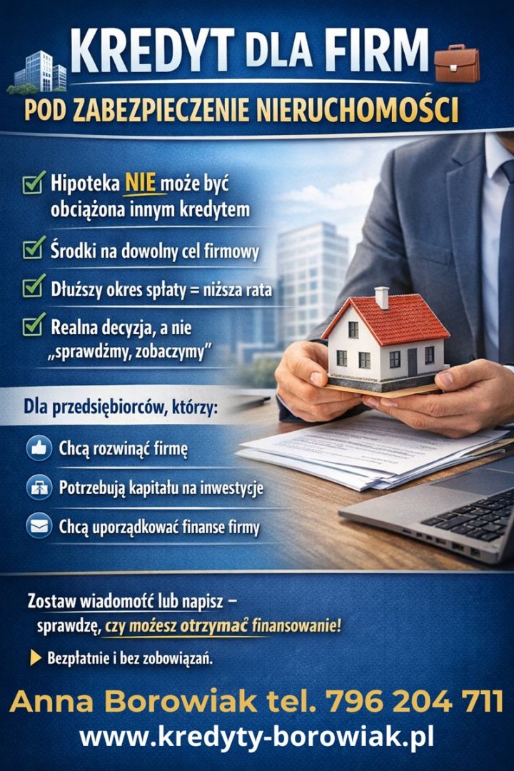 Masz firmę i wolną nieruchomość? Zamień ją na kapitał dla swojego biznesu! Częstochowa - Zdjęcie 1