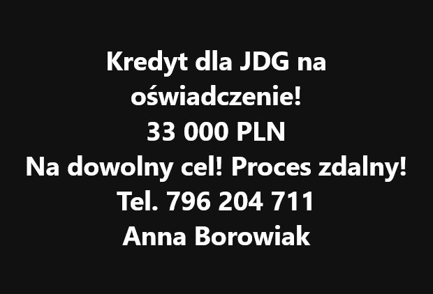 KREDYT DLA JDG I OSÓB FIZYCZNYCH BEZ DOKUMENTOWANIA DOCHODU! Częstochowa - Zdjęcie 1