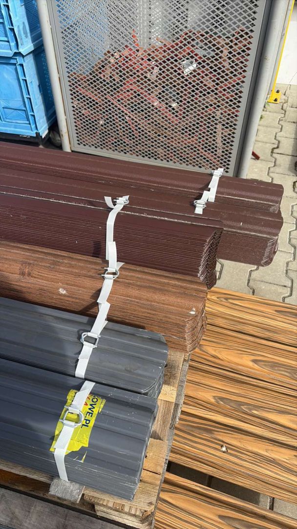 Tanie sztachety stalowe – 2 gatunek | komplet 40 sztuk Widełka - Zdjęcie 1