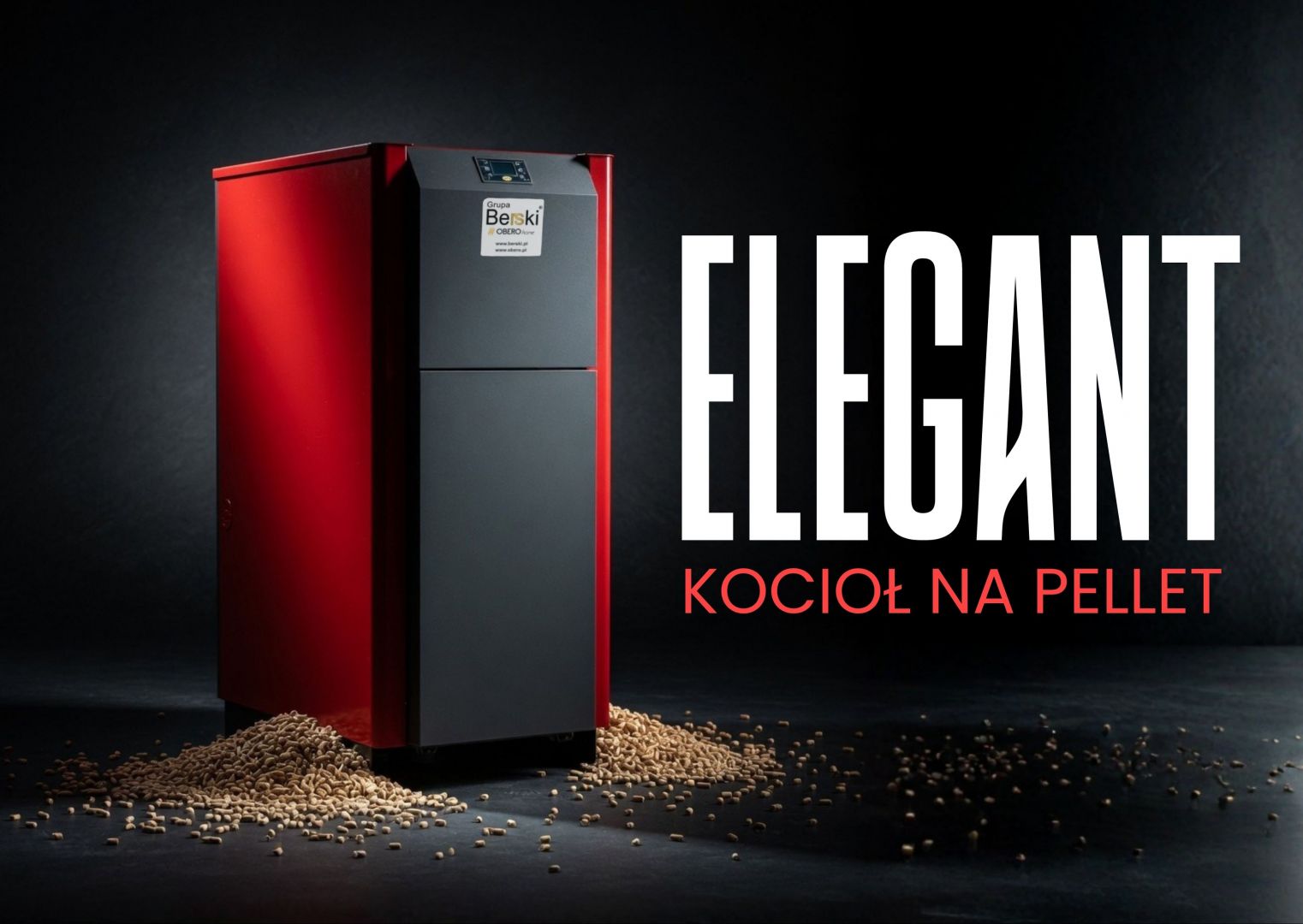 Elegant 37 kW - ogrzewanie na pellet z certyfikatem Ecodesign Brzeźnio - Zdjęcie 1