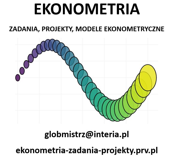 EKONOMETRIA - ZADANIA, PROJEKTY, MODELE EKONOMETRYCZNE Częstochowa - Zdjęcie 1