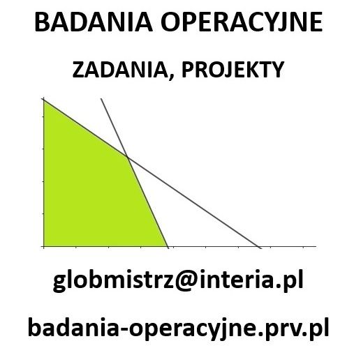 BADANIA OPERACYJNE – ZADANIA ONLINE Częstochowa - Zdjęcie 1