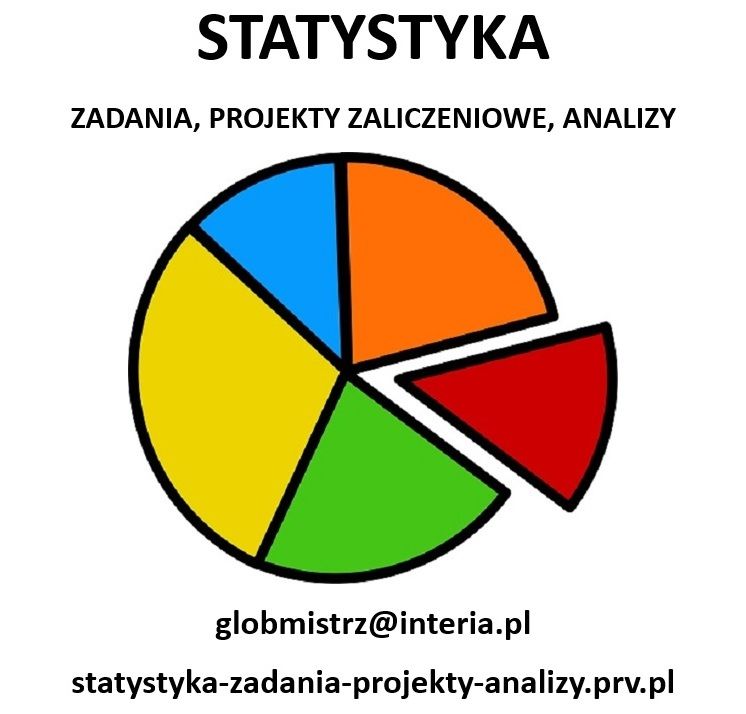 STATYSTYKA - ZADANIA, PROJEKTY ZALICZENIOWE, ANALIZY Częstochowa - Zdjęcie 1