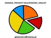 STATYSTYKA - ZADANIA, PROJEKTY ZALICZENIOWE, ANALIZY