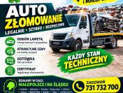Złomowanie samochodów - AUTO ZŁOM z odbiorem lawetą